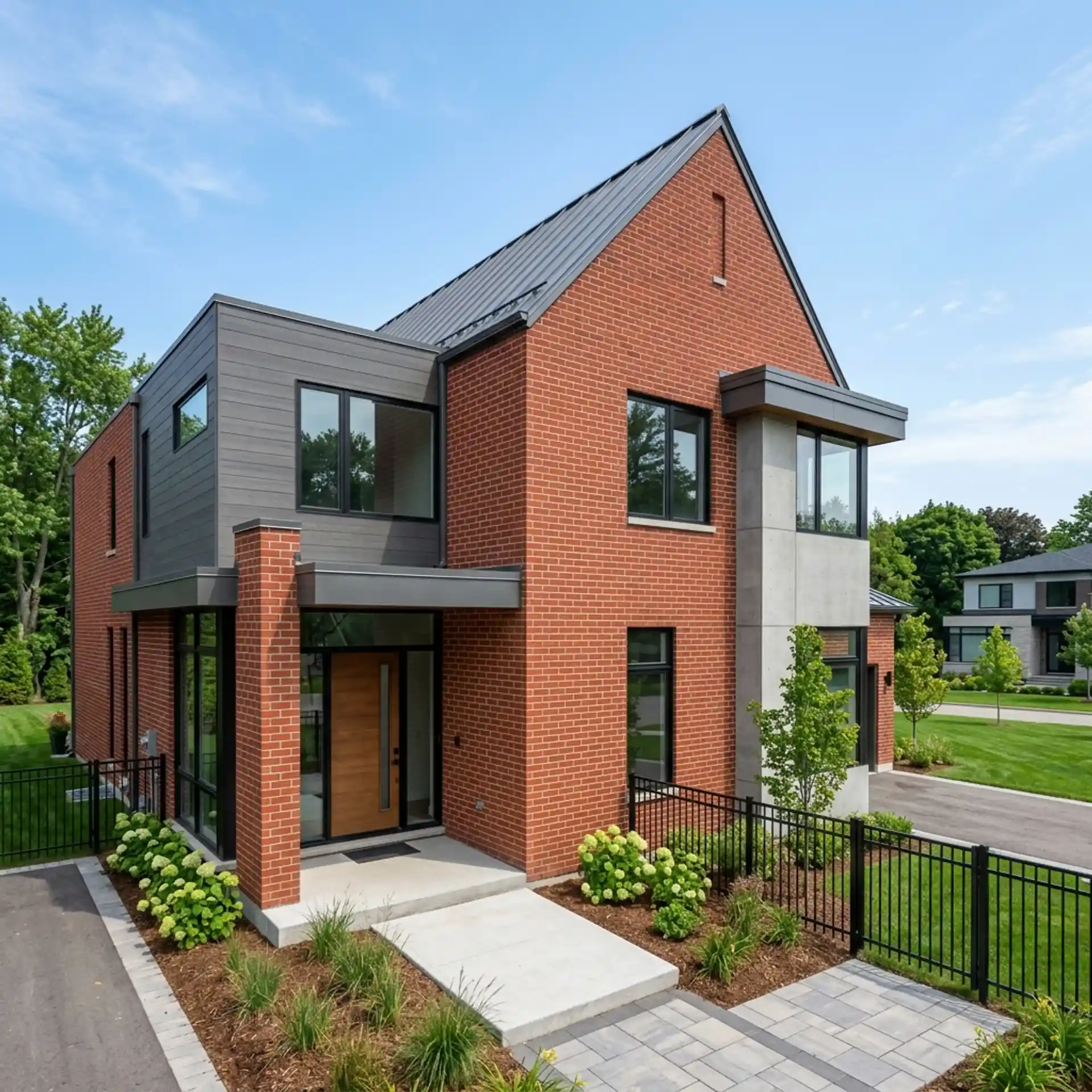 Architectural precision in custom home masonry