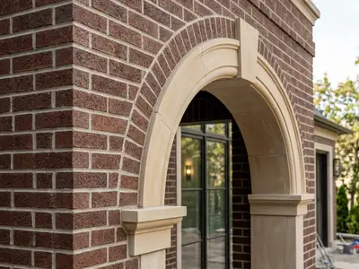 Full scope masonry under one contractor for custom home builds