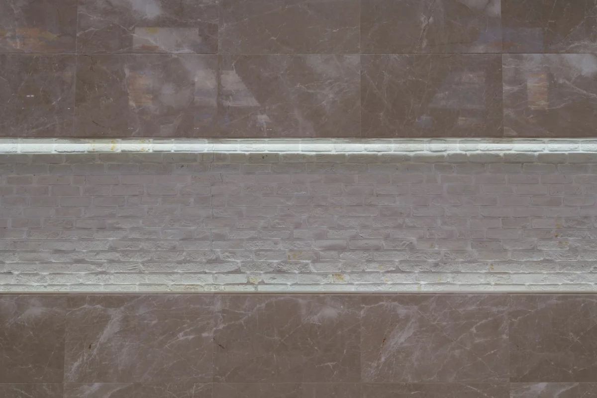 After: Crown assembly — new crown, cap, and flashing integrated as a complete weather barrier